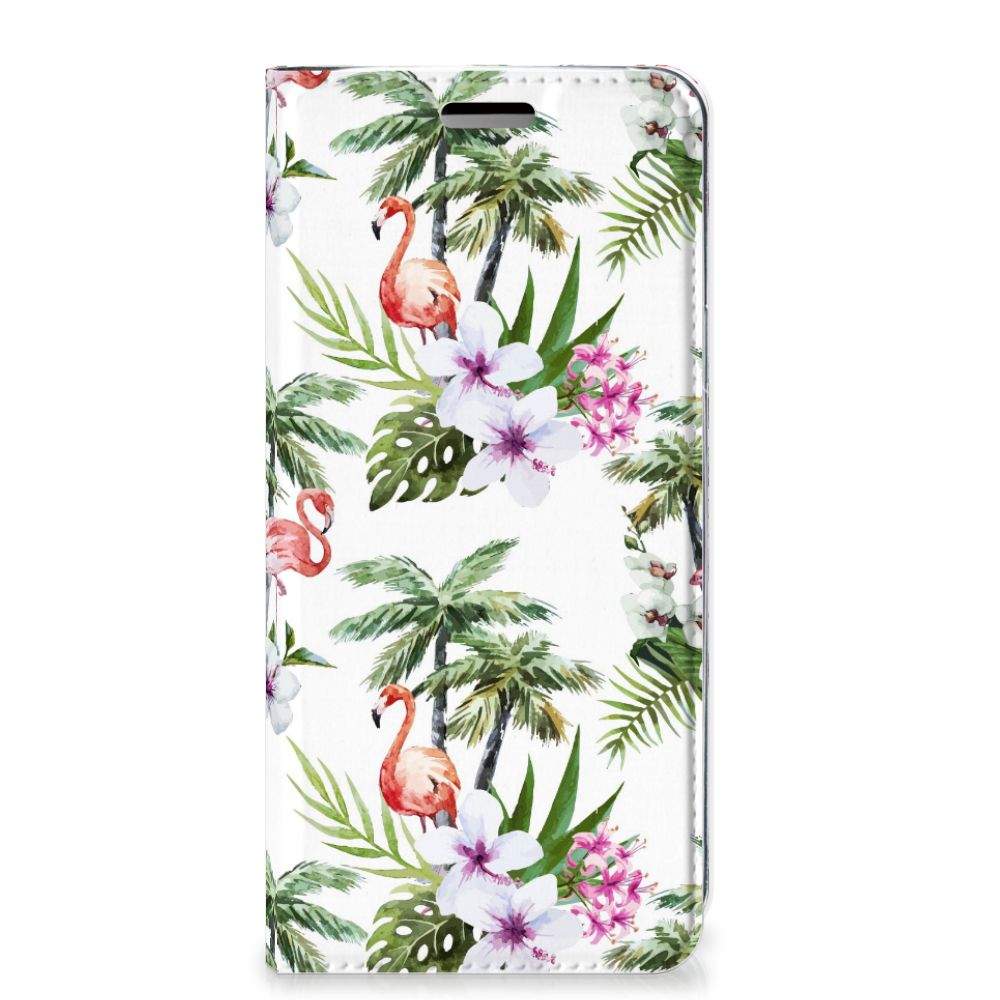 Samsung Galaxy S9 Hoesje maken Flamingo Palms