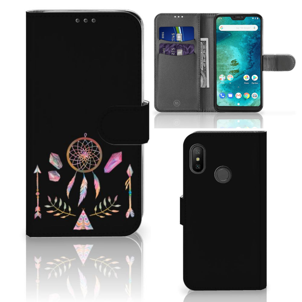 Xiaomi Mi A2 Lite Leuk Hoesje Boho Dreamcatcher