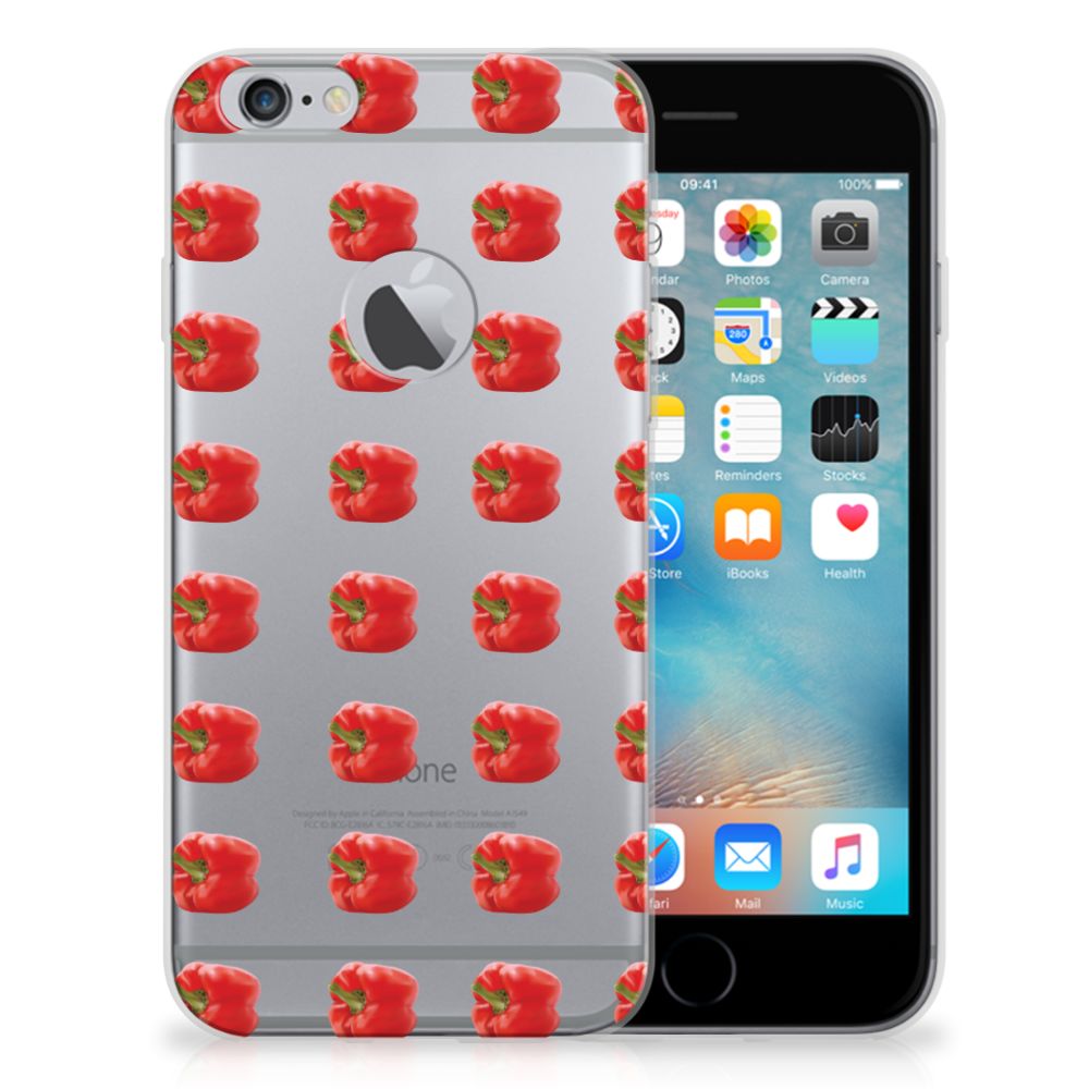 Apple iPhone 6 Plus | 6s Plus Siliconen Case Paprika Red