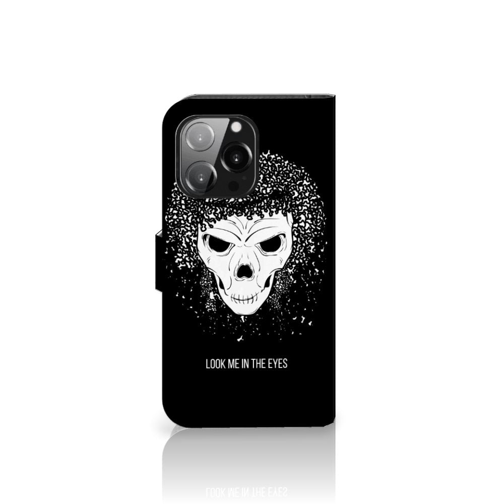 Telefoonhoesje met Naam iPhone 13 Pro Skull Hair