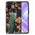 Xiaomi 11 Lite 5G NE | Mi 11 Lite Dierenprint Telefoonhoesje Pauw met Bloemen