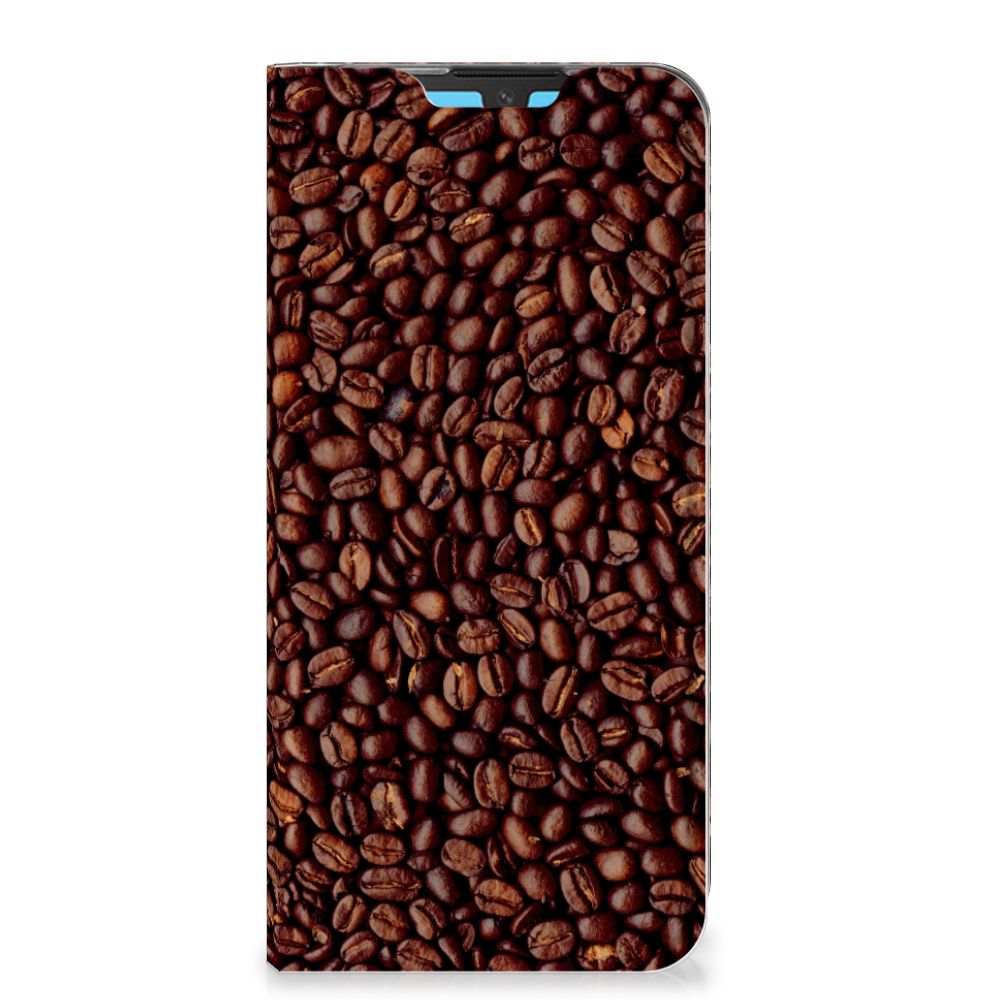 Huawei Y5 (2019) Flip Style Cover Koffiebonen