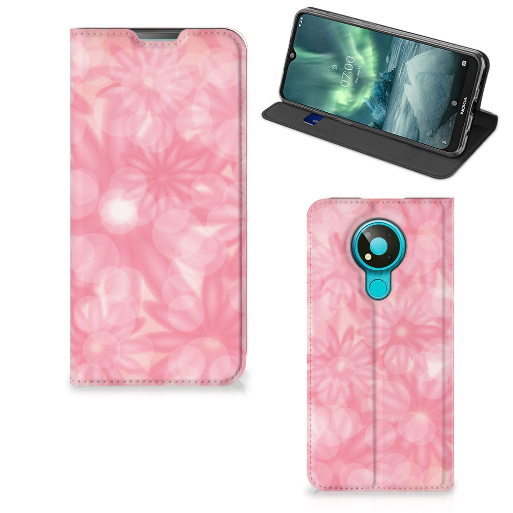 Nokia 3.4 Smart Cover Spring Flowers