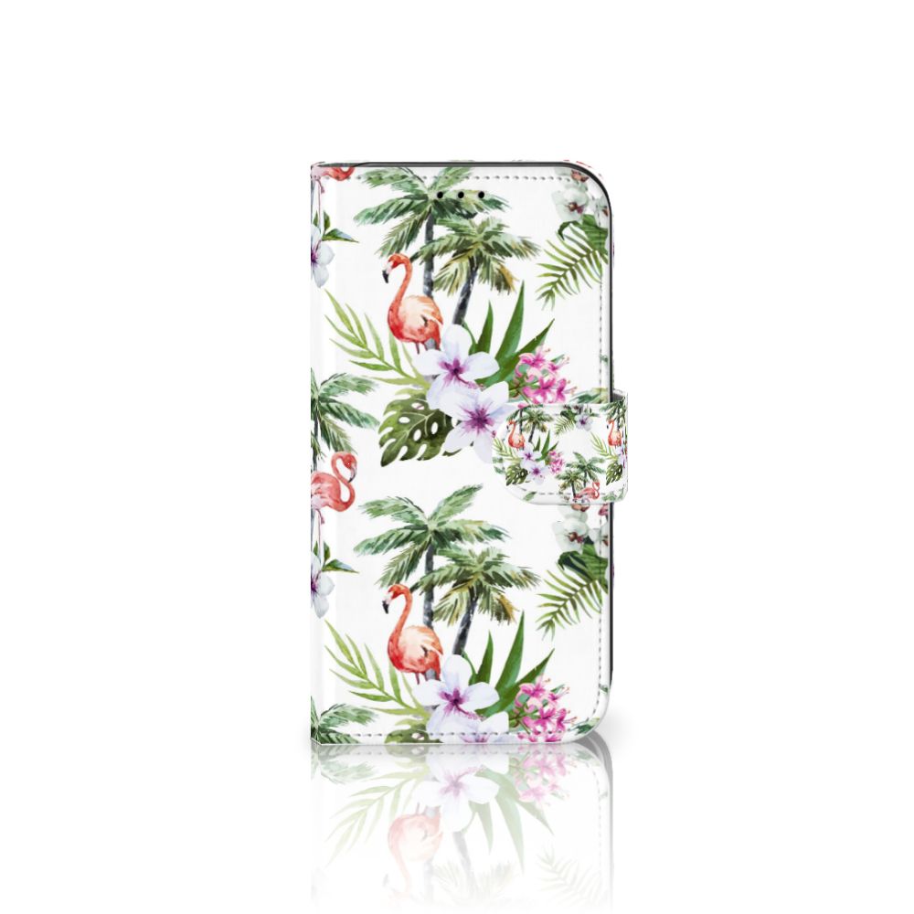 Apple iPhone 11 Telefoonhoesje met Pasjes Flamingo Palms