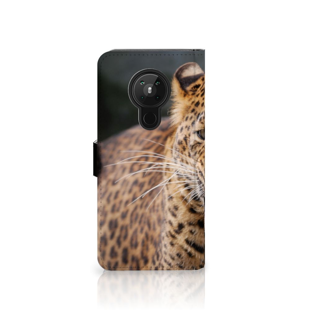 Nokia 5.3 Telefoonhoesje met Pasjes Luipaard