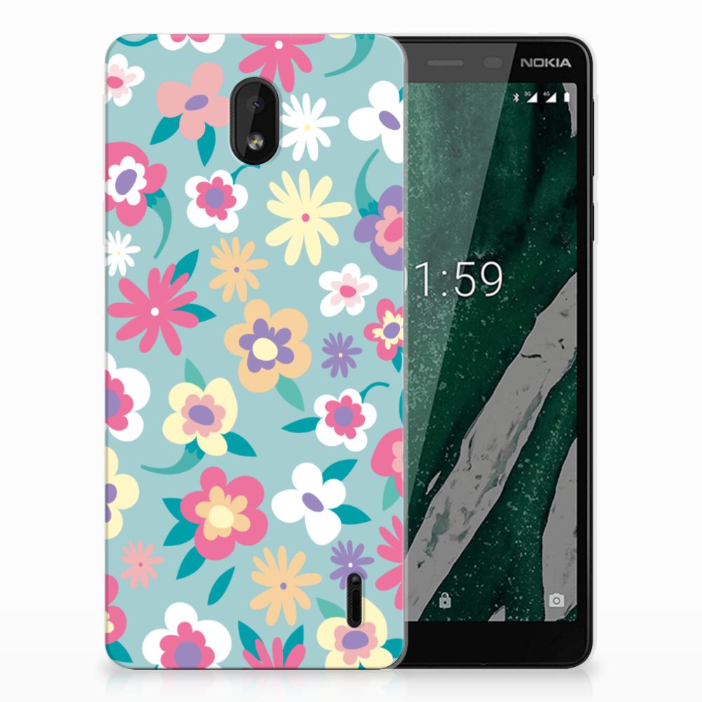 Nokia 1 Plus TPU Case Flower Power