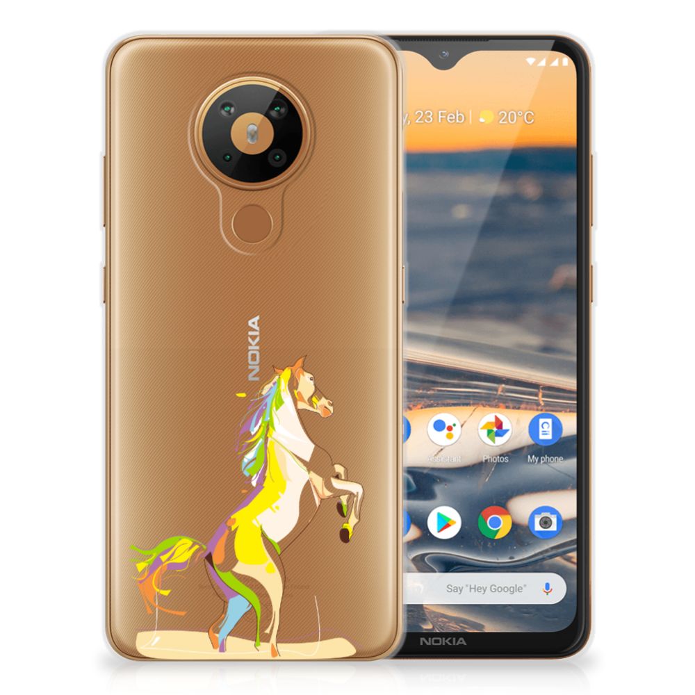 Nokia 5.3 Telefoonhoesje met Naam Horse Color B2C Telecom