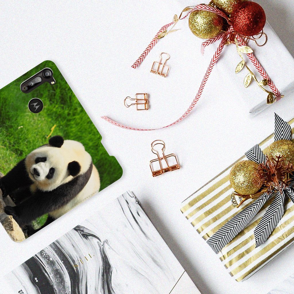 Motorola Moto G8 Power Hoesje maken Panda - B2C Telecom