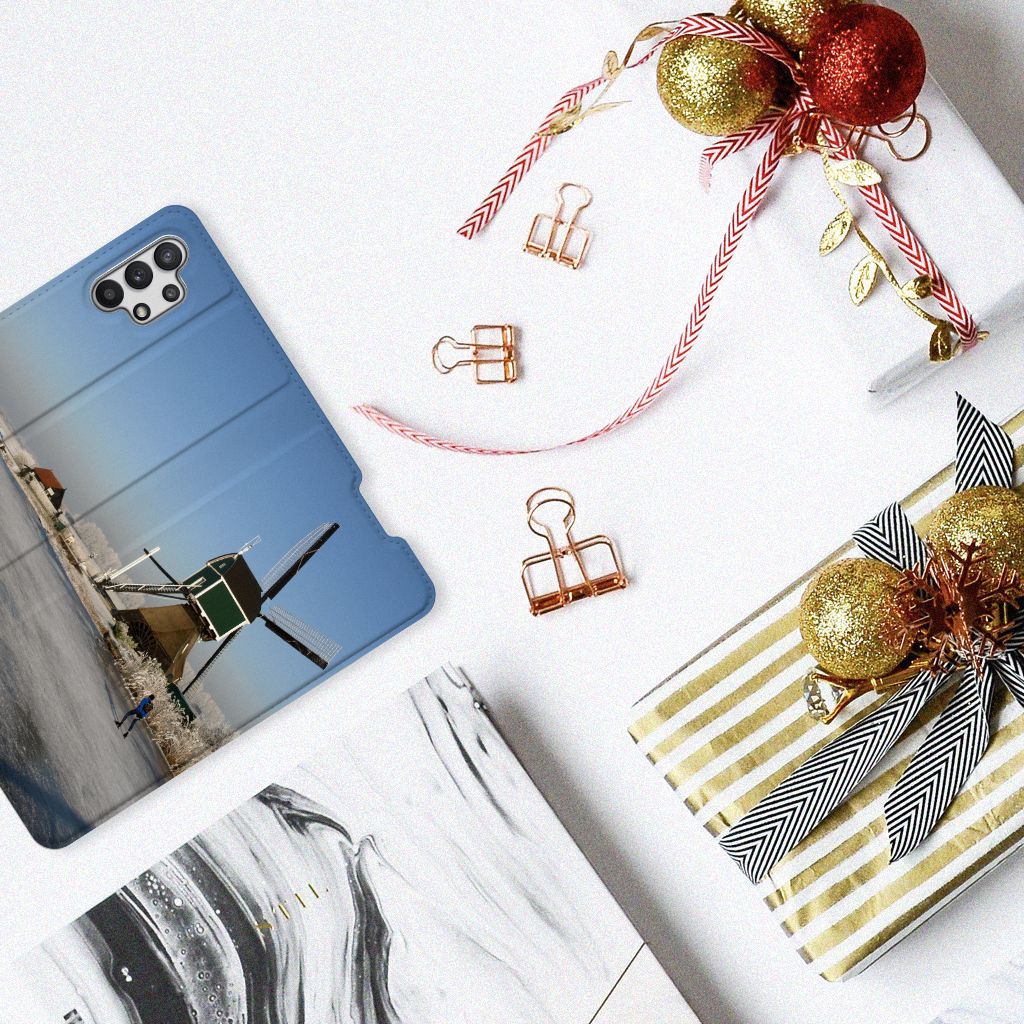 Samsung Galaxy A32 5G Book Cover Schaatsers - B2C Telecom