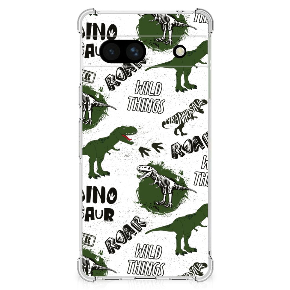 Case Anti-shock voor Google Pixel 7A Dinosaurus