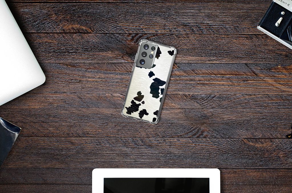 Samsung Galaxy S21 Ultra Case Anti-shock Koeienvlekken B2C Telecom
