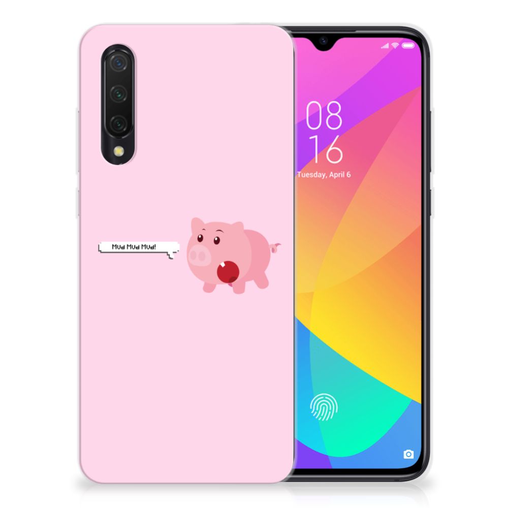 Xiaomi Mi 9 Lite Telefoonhoesje met Naam Pig Mud B2C Telecom