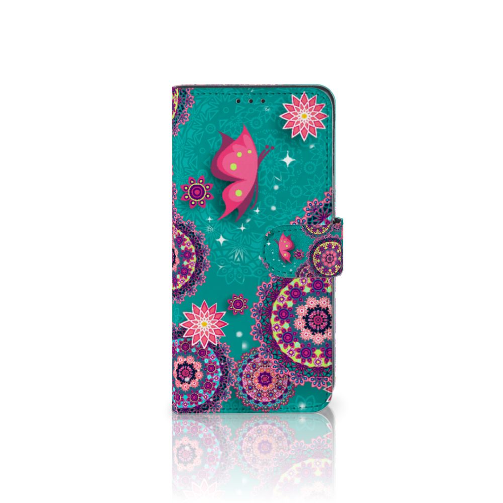 OPPO A91 | Reno3 Hoesje Cirkels en Vlinders