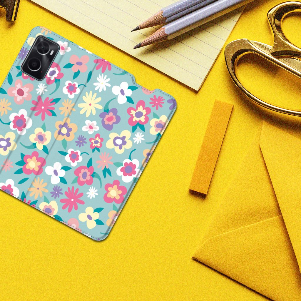 OPPO A96 | A76 Smart Cover Flower Power - B2C Telecom