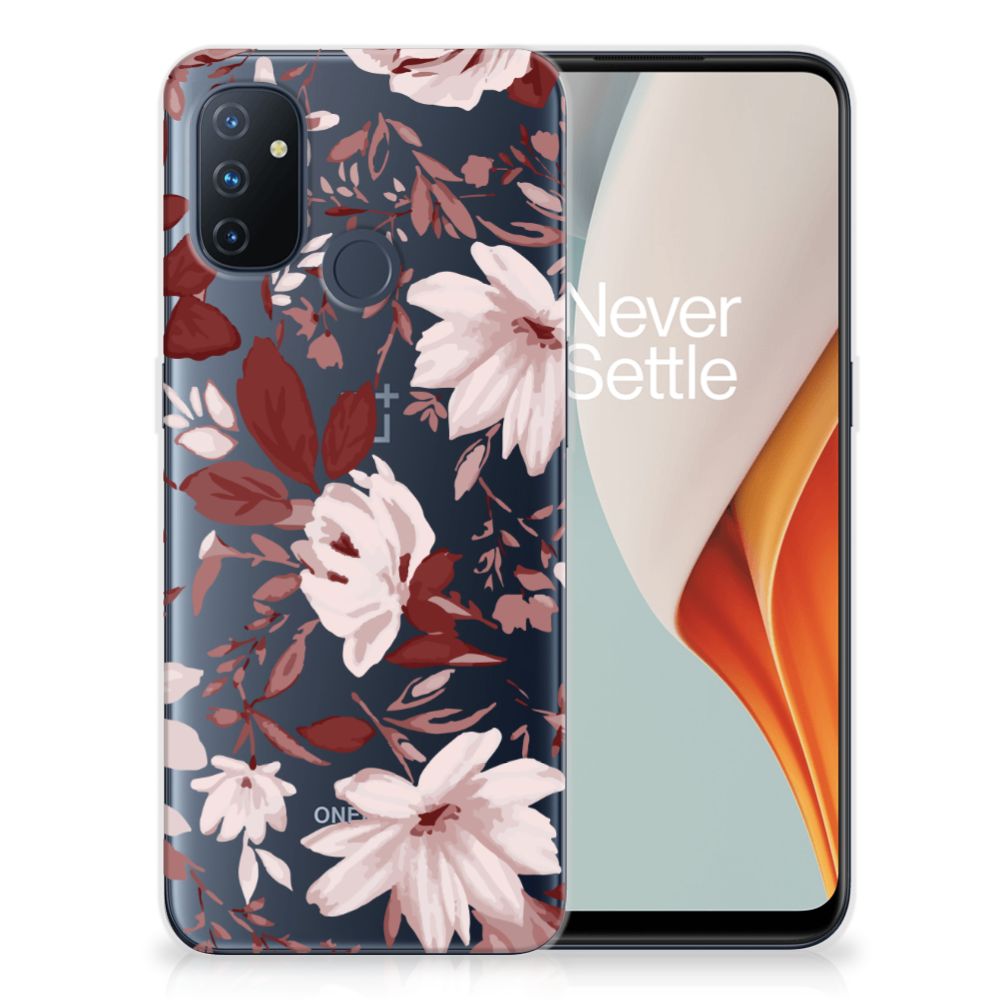 Hoesje maken OnePlus Nord N100 Watercolor Flowers