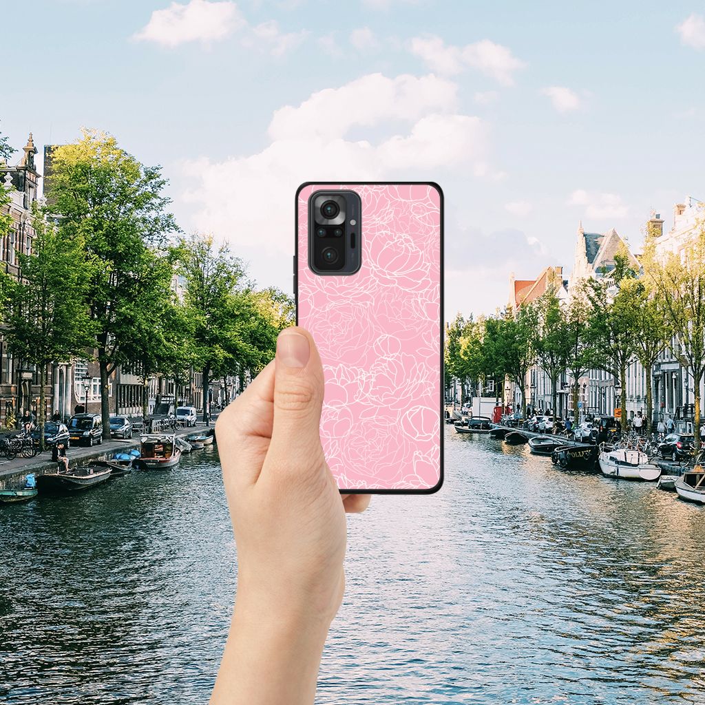 Xiaomi Redmi Note 10 Pro Bloemen Hoesje White Flowers B2C Telecom