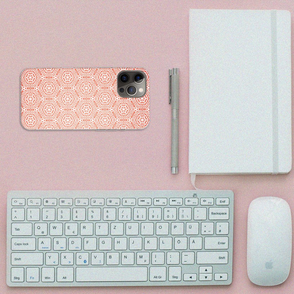 iPhone 12 Pro Max TPU bumper Pattern Orange B2C Telecom