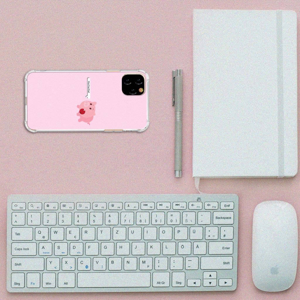 Apple iPhone 11 Pro Max Stevig Bumper Hoesje Pig Mud