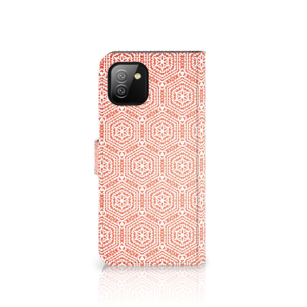 Samsung Galaxy A03 Telefoon Hoesje Pattern Orange