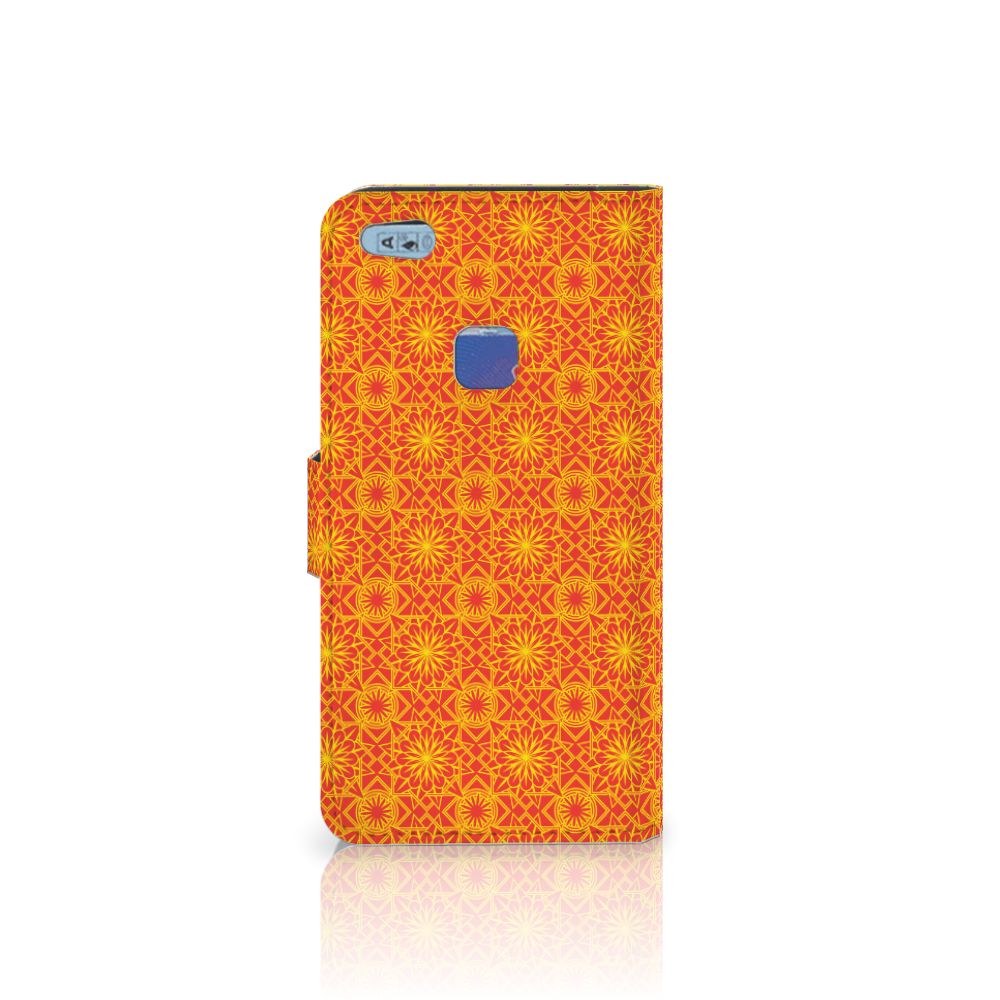 Huawei P10 Lite Telefoon Hoesje Batik Oranje