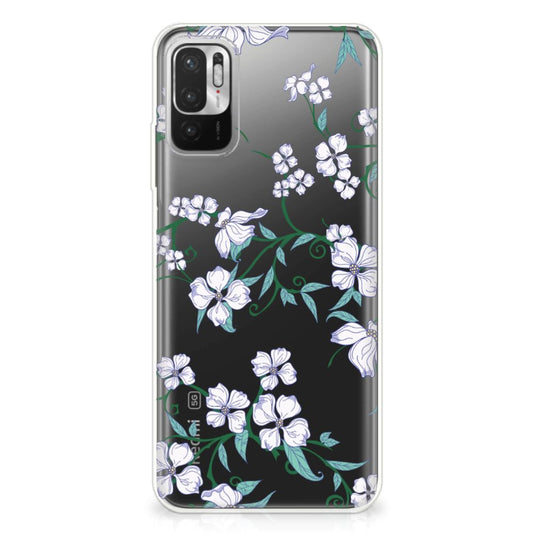 Xiaomi Redmi Note 10/10T 5G | Poco M3 Pro Uniek TPU Case Blossom White