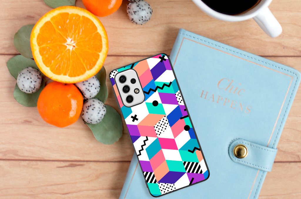Samsung Galaxy A23 Backcover Blokken Kleurrijk B2C Telecom