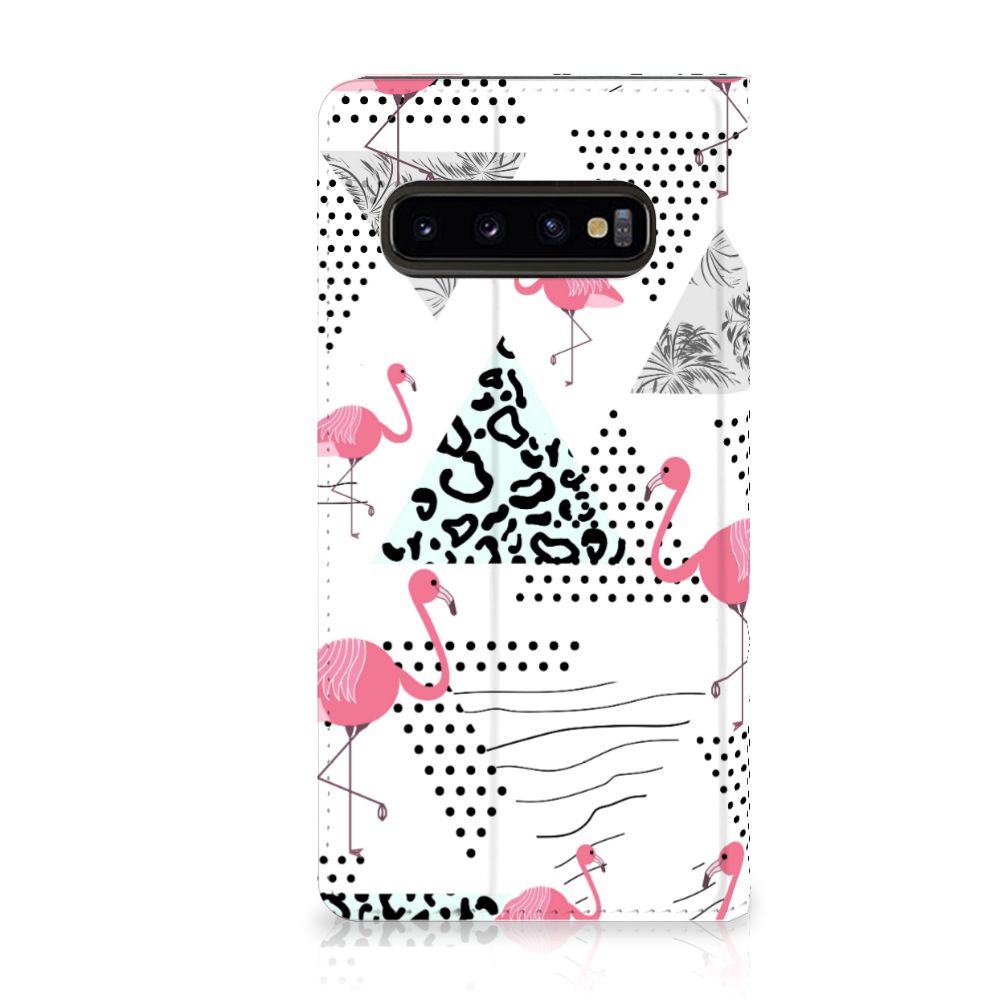 Samsung Galaxy S10 Hoesje maken Flamingo Triangle