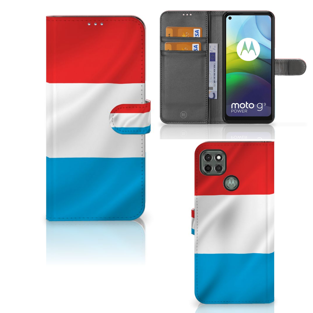 Motorola Moto G9 Power Bookstyle Case Luxemburg