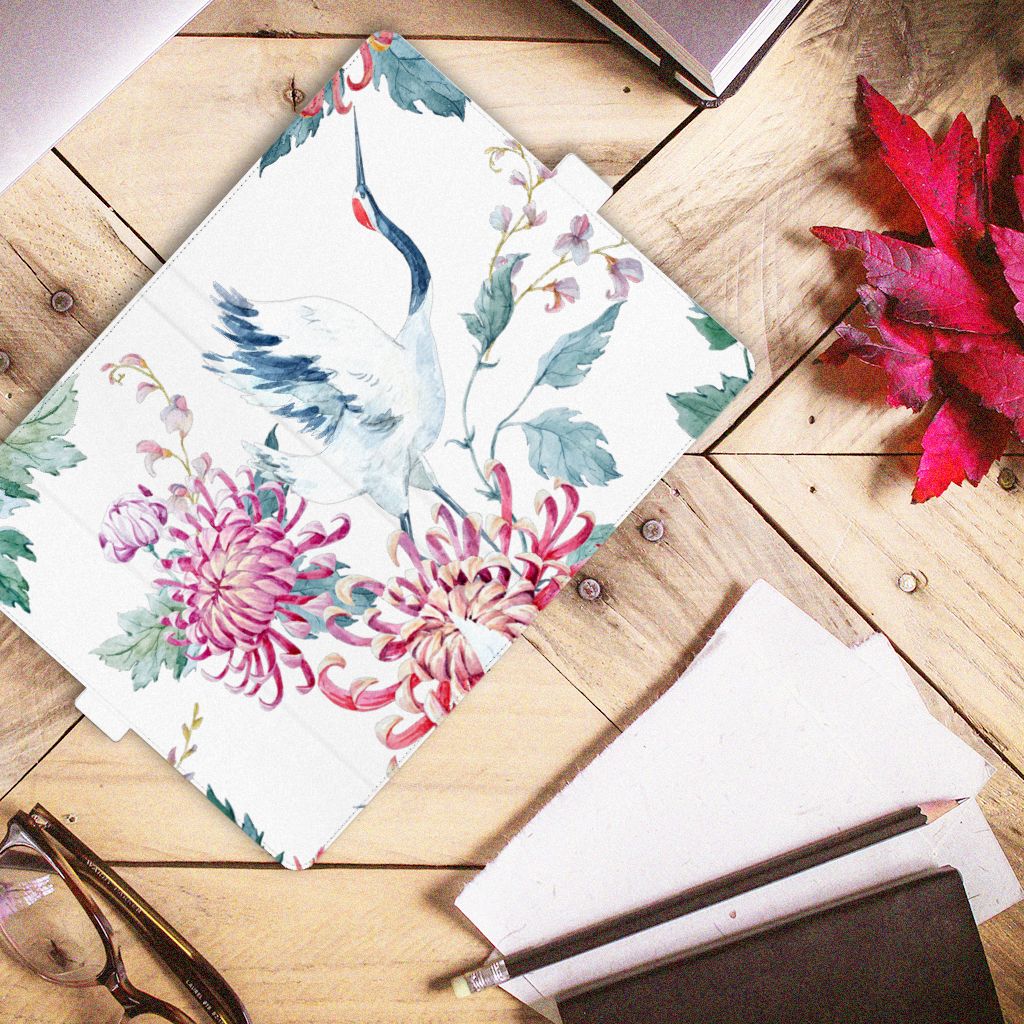 Lenovo Tab M10 Plus 3rd Gen 10.6 inch Flip Case Bird Flowers