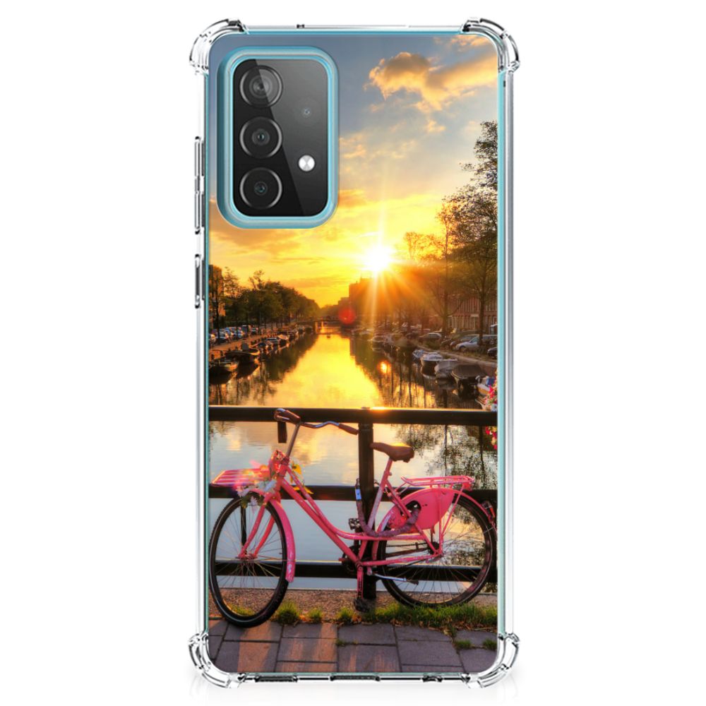 Samsung Galaxy A52 4G/5G Telefoonhoesje met valbescherming Amsterdamse Grachten