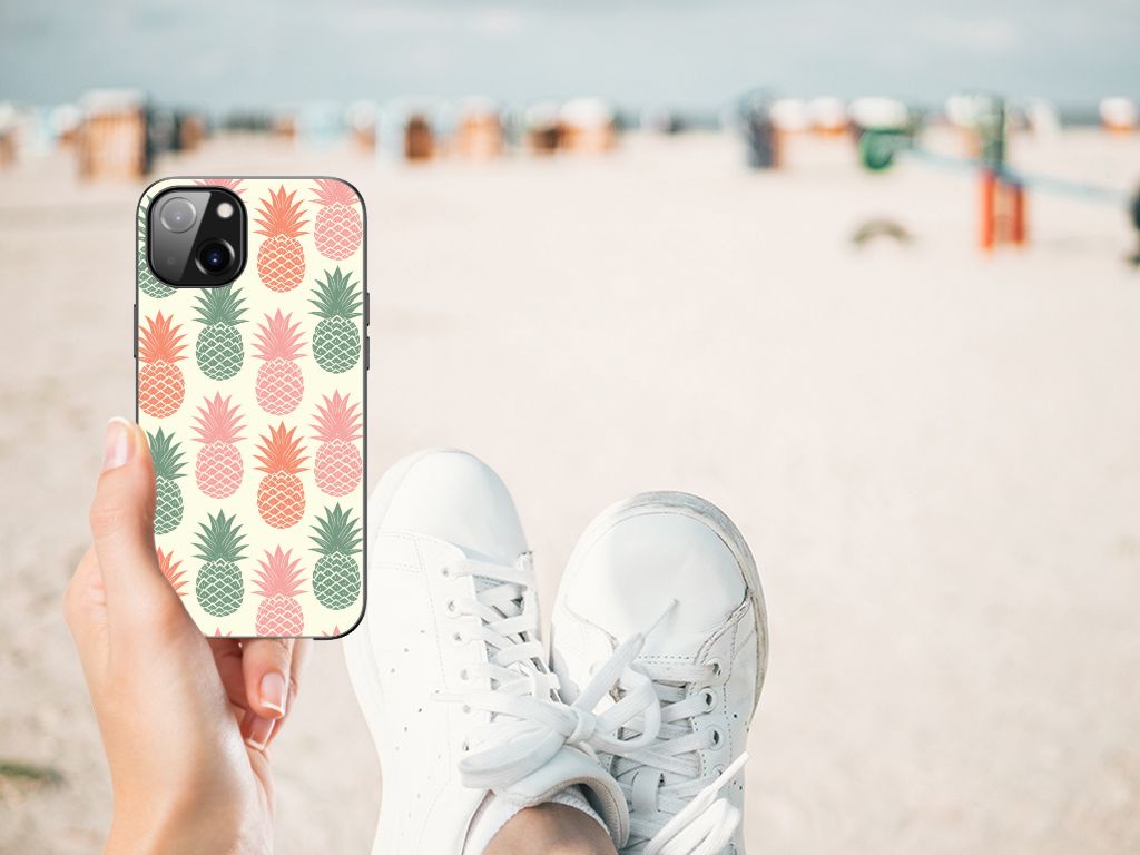 Apple iPhone 13 Back Cover Hoesje Ananas B2C Telecom
