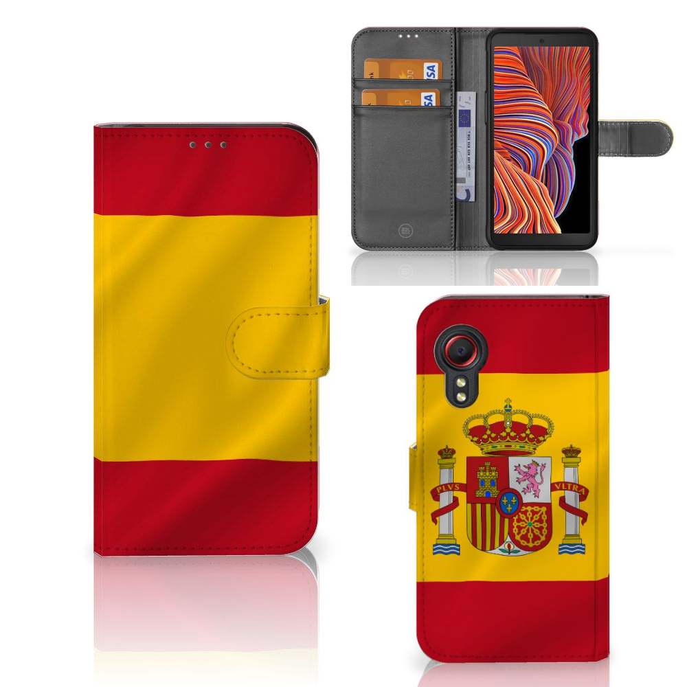Samsung Galaxy Xcover 5 Bookstyle Case Spanje