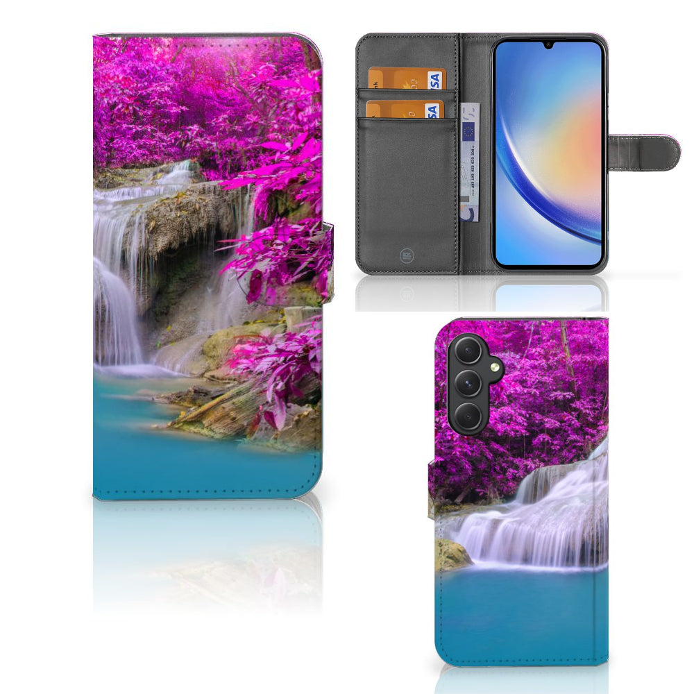 Samsung Galaxy A24 4G Flip Cover Waterval