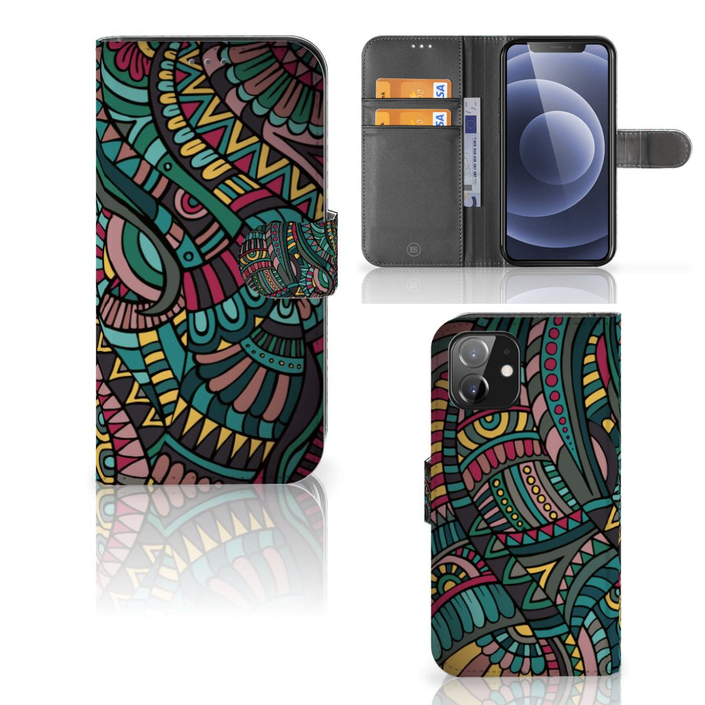 iPhone 12 | 12 Pro (6.1") Telefoon Hoesje Aztec