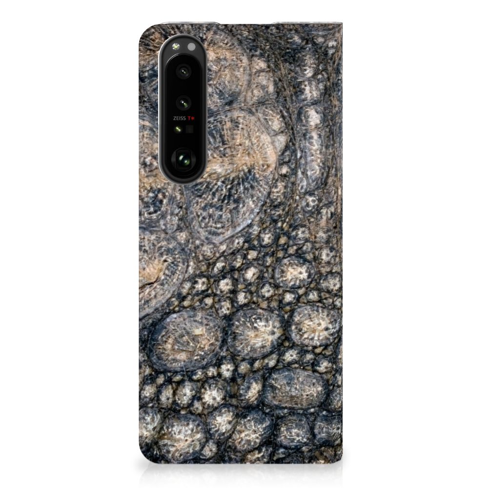 Sony Xperia 1 III Hoesje maken Krokodillenprint - B2C Telecom