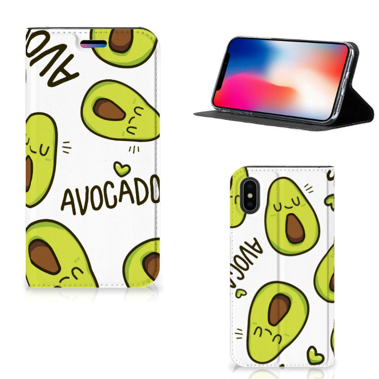 Apple iPhone X | Xs Magnet Case Avocado Singing