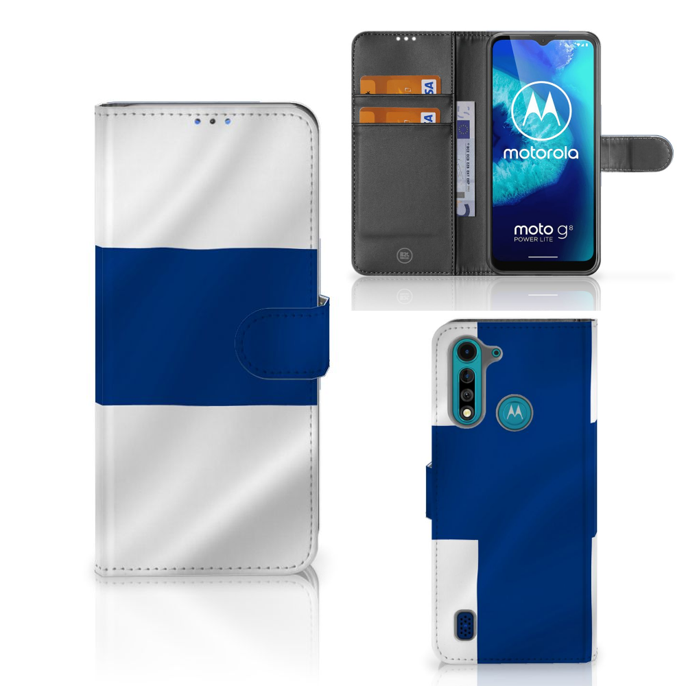 Motorola G8 Power Lite Bookstyle Case Finland