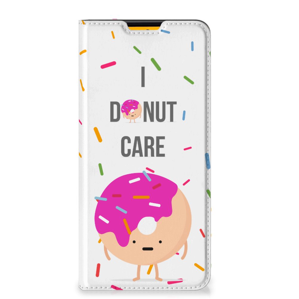 Samsung Galaxy M52 Flip Style Cover Donut Roze - B2C Telecom