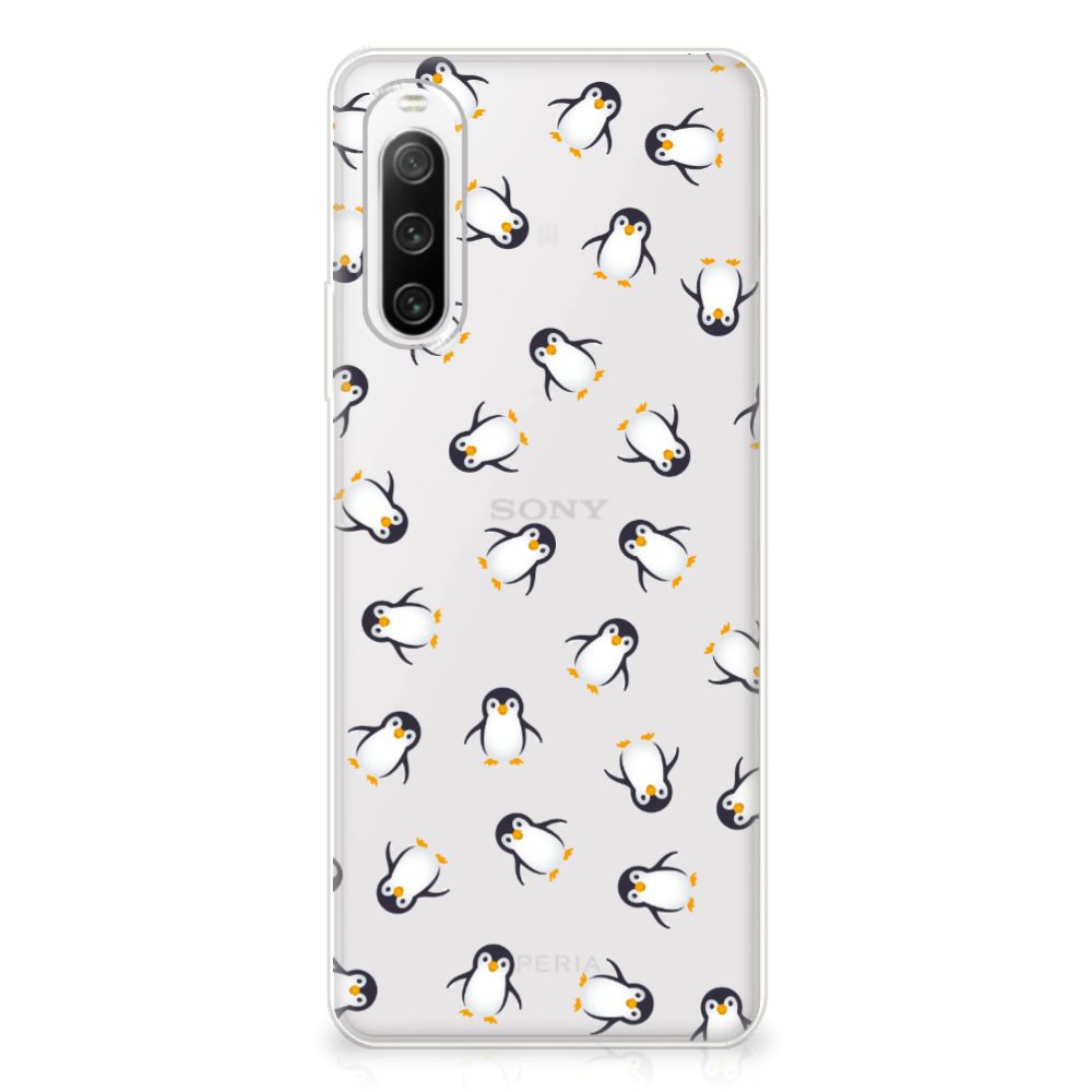 TPU bumper voor Sony Xperia 10 IV Pinguïn