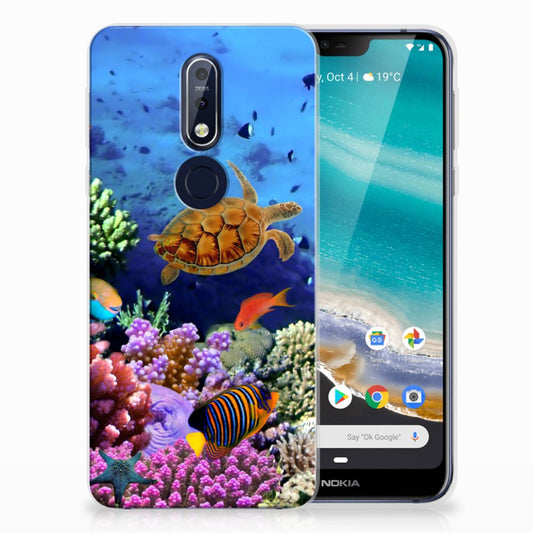 Nokia 7.1 TPU Hoesje Vissen