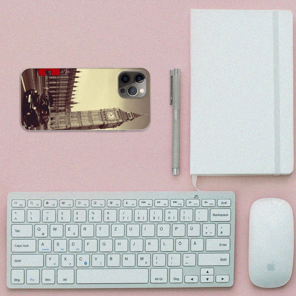 iPhone 12 Pro Max Siliconen Back Cover Londen B2C Telecom
