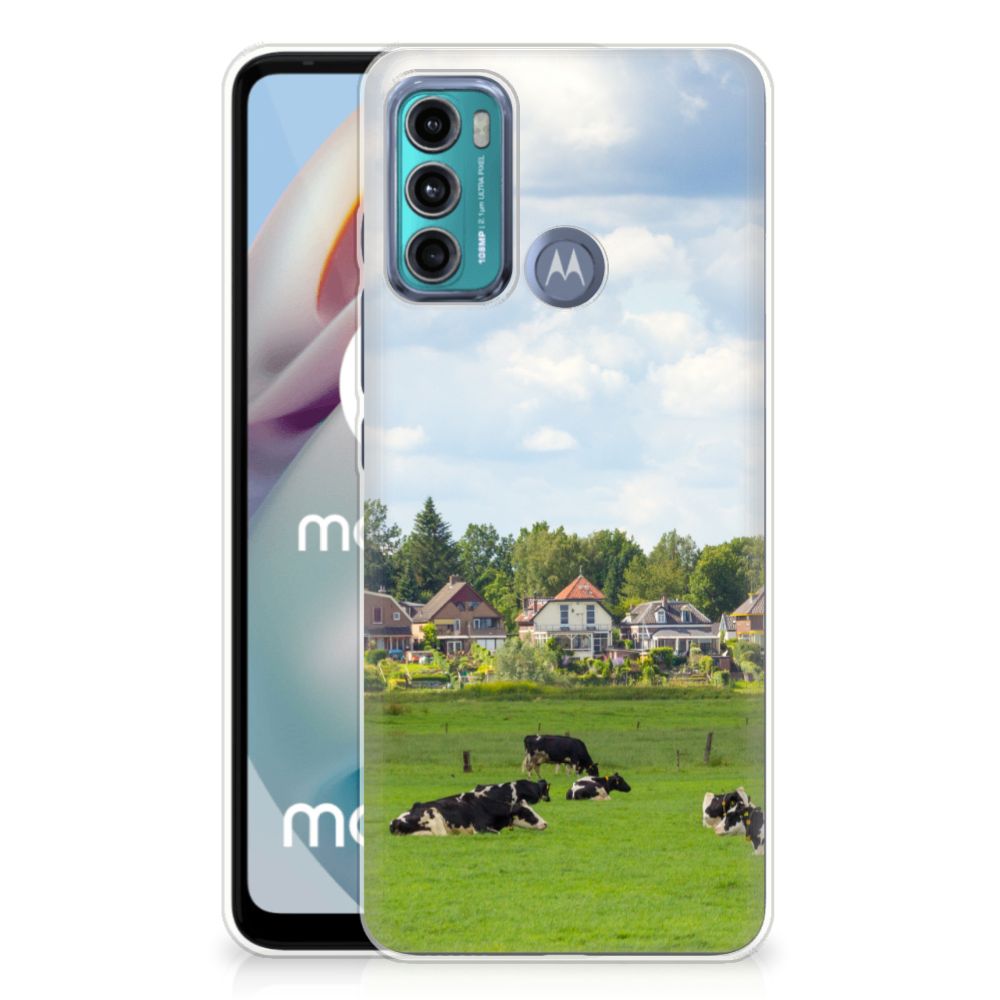 Motorola Moto G60 TPU Hoesje Koeien B2C Telecom