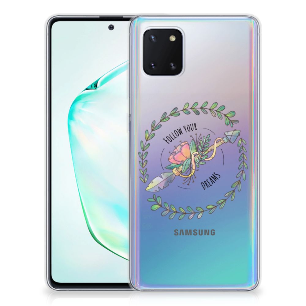 Samsung Galaxy Note 10 Lite Telefoonhoesje met Naam Boho Dreams