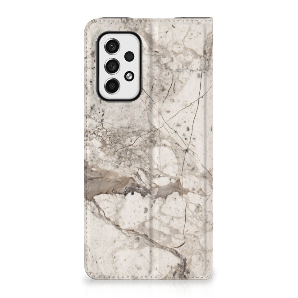 Samsung Galaxy A73 Standcase Marmer Beige - B2C Telecom