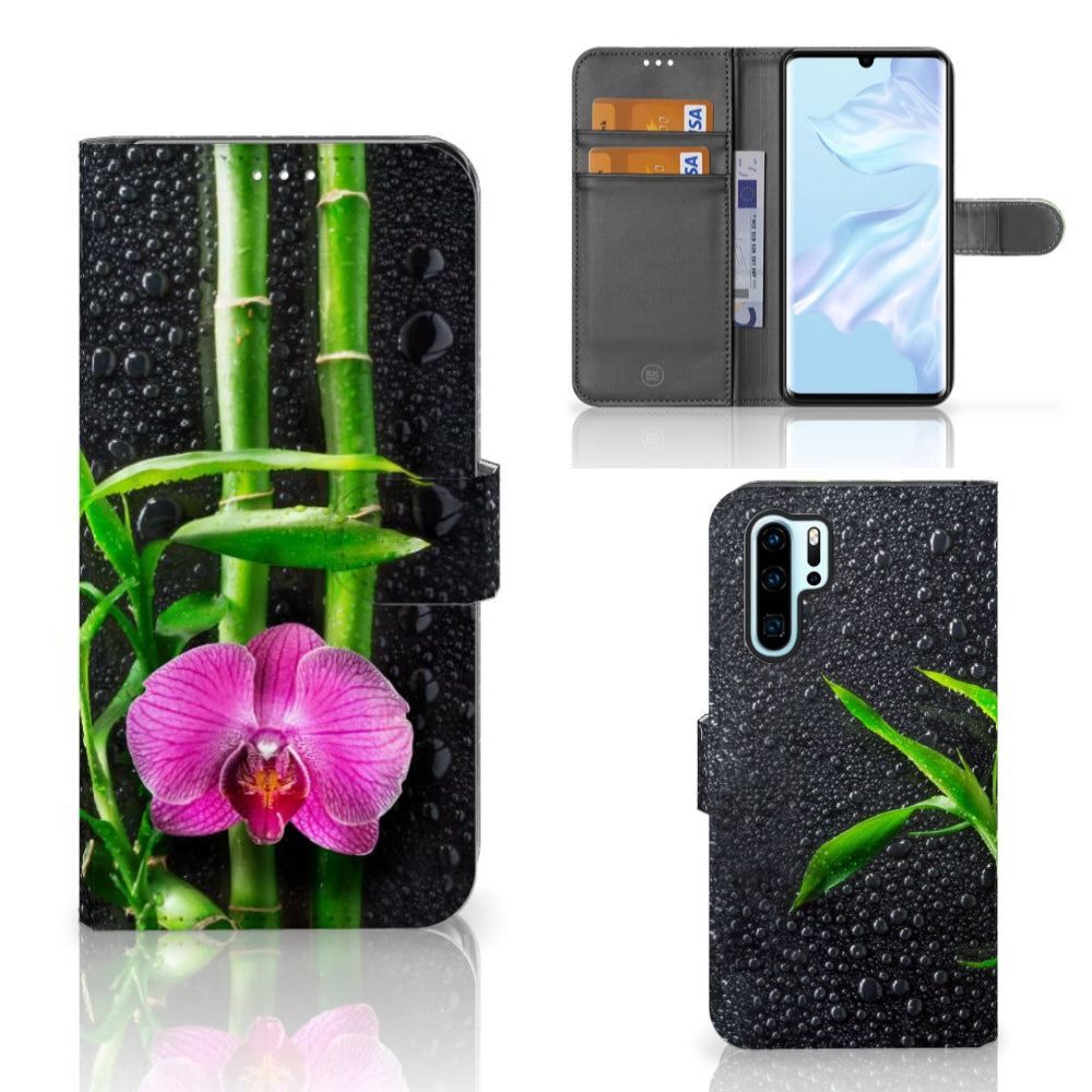 Huawei P30 Pro Hoesje Orchidee