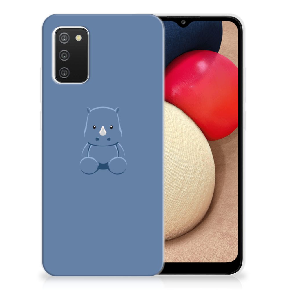 Samsung Galaxy A02s Telefoonhoesje met Naam Baby Rhino B2C Telecom