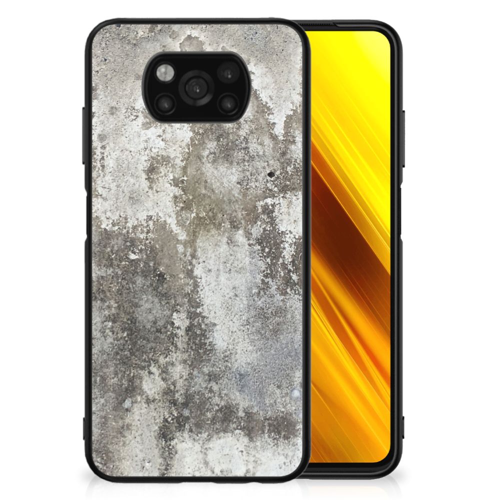 Xiaomi Poco X3 | X3 Pro Marmeren Print Telefoonhoesje Beton Print