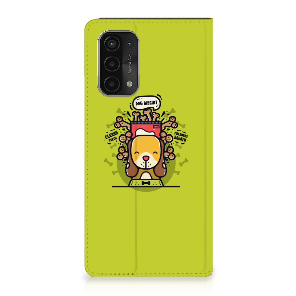 OPPO A54 5G | A74 5G | A93 5G Magnet Case Doggy Biscuit - B2C Telecom