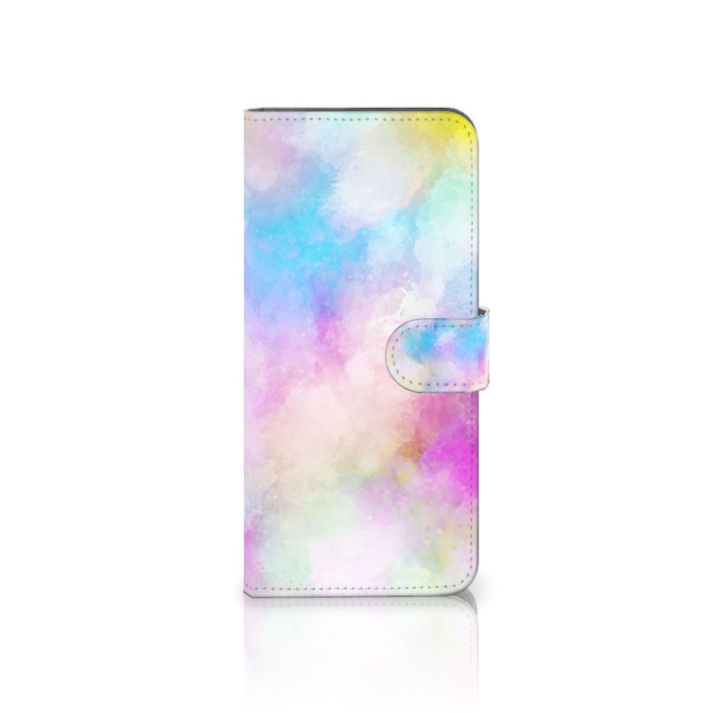 Hoesje Motorola Edge 20 Lite Watercolor Light met pastelkleuren en unieke watercolor design