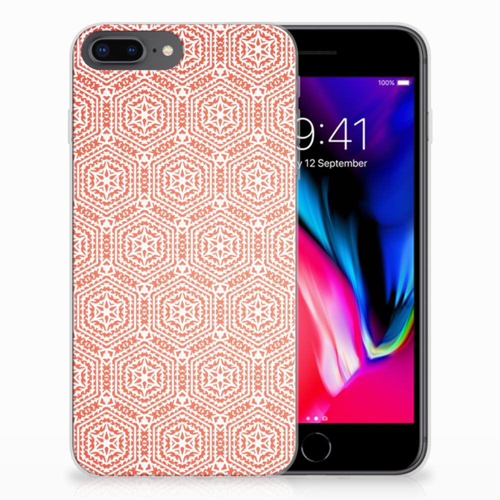 Apple iPhone 7 Plus | 8 Plus TPU bumper Pattern Orange